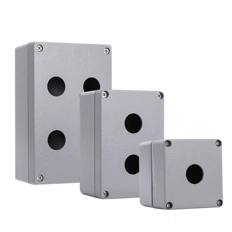 Cast aluminum waterproof box Outdoor IP68 aluminum box Metal box Outdoor terminal box Button box Sealed aluminum waterproof junction box