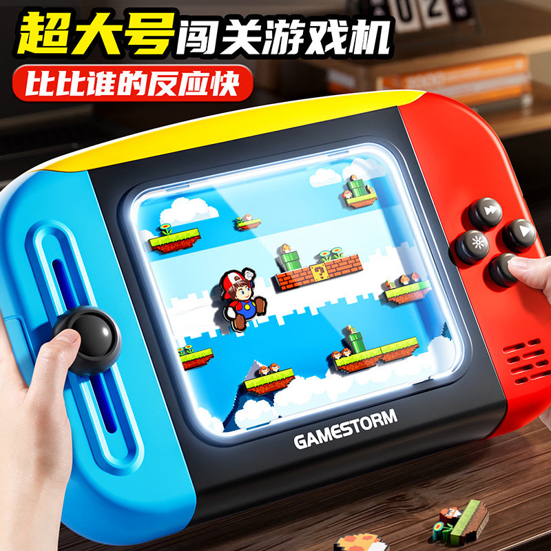 Handheld game console - classic arcade, nostalgic retro, electronic mary, mini puzzle toy for kids, eye protection toy for boys and girls