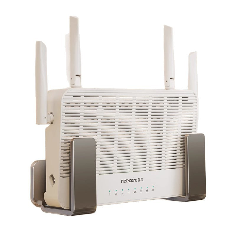 Living room non-punching router rack wall wall-mounted home bedroom set-top box plug-in board finishing storage rack