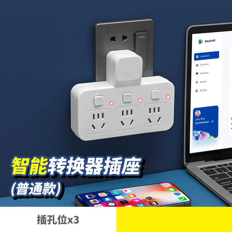 For home socket converter multi-hole panel wireless power strip power strip with usb one-to-many function plug