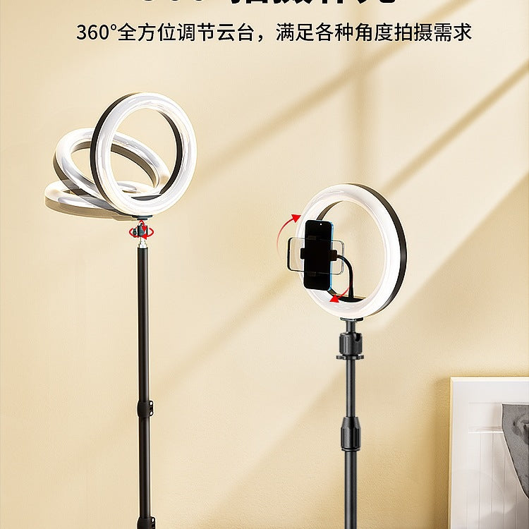 2025 new mobile phone live broadcast bracket filling lighting equipment full set of Douyin shooting support bracket selfie beauty desktop