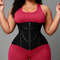 【love】european and american style shaping mesh breathable slimming waist trainer double layer compression tummy control corset belt