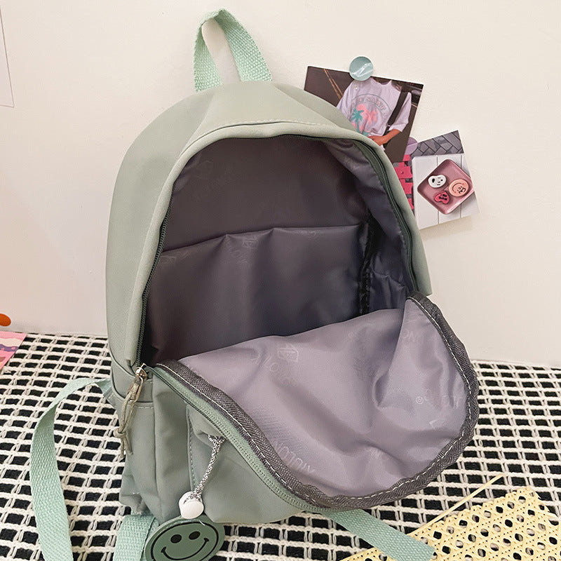 Cross-border new Korean version of college style backpack versatile leisure travel backpack small fresh and cute college student schoolbag