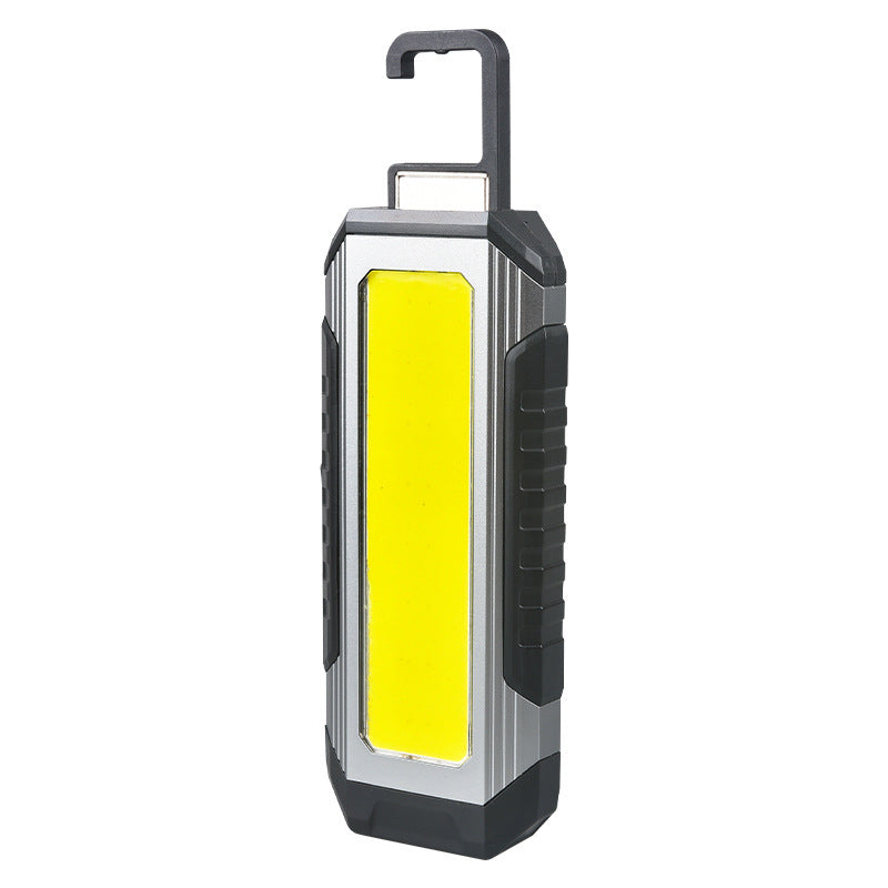 Cross-border new LED work light Type-C charging auto repair light with magnet hook multi-function flashlight