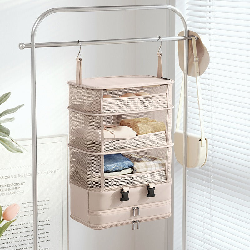 Storage Hanging Bag Layered Multifunctional Finishing Clothes Bag Underwear Foldable Travel Hanging Storage Bag Finishing Bag