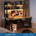 Desk bookshelf all-in-one table with perforated board modern casual bedroom gaming table student for home desktop computer table