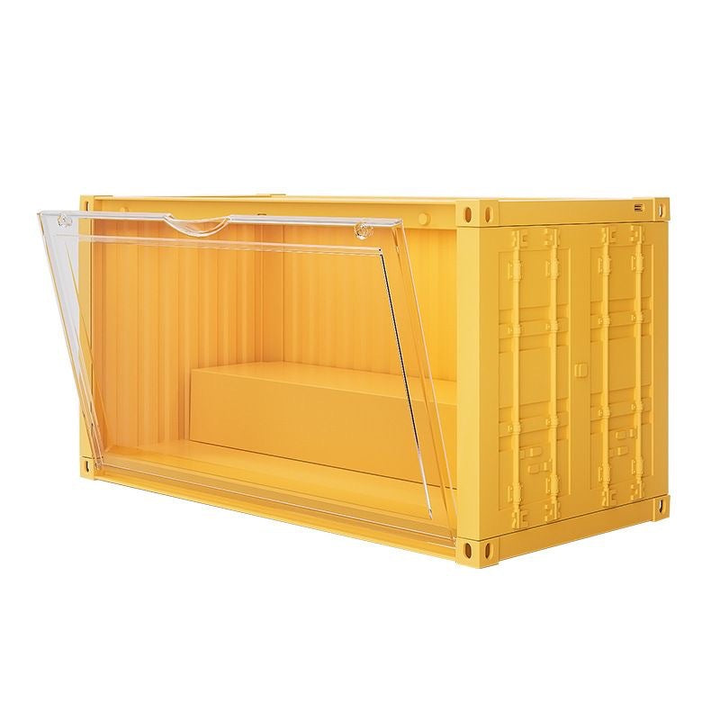 POP MART display stand container blind box storage box with lamp dust cabinet figure doll display box wholesale