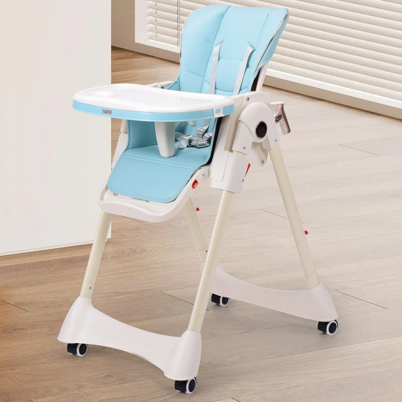 Baby dining chair foldable, reclining, rocking, portable baby eating seat, home baby meal rocking chair