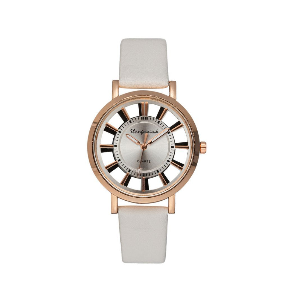 New arrivalexportcreativecut out8312 gear belt watch men's fashion quartz women's watch casual men's watch watch