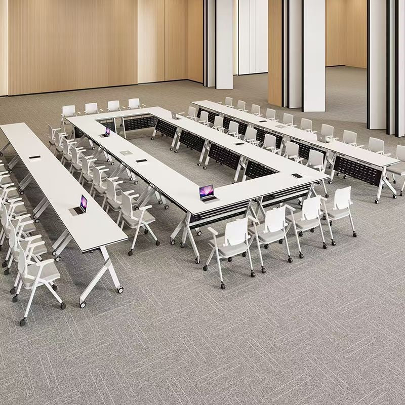 Mobile office training table - modular, foldable, and paint-free for educational institutions and meetings
