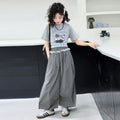 Girls' summer outfit set  new korean style chic fashionable girl's spring and autumn base layer casual pants two-piece set