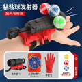 spider launcher sticky ball target ejection ball gun wrist jet indoor dart men kids toys