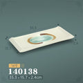 New gold inlaid with jade 140138