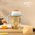 Baby elephant baby bottle newborn multi-stage baby bottle ppsu straw bottle anti-colic anti-fall personalized wholesale