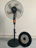 Xianke electric fan floor-standing for home powerful small dormitory desktop remote control office industrial strong wind cross-border