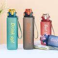 Factory customized cross-border plastic water bottle: stylish, portable, high-capacity, durable, and leak-proof for outdoor sports