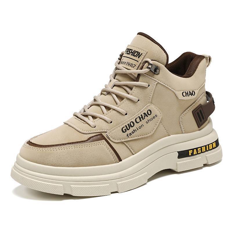 Men's work safety shoes - spring collection: anti-slip, wear-resistant, waterproof, athletic, outdoor, hiking, workwear, and trendy martin boots for construction sites
