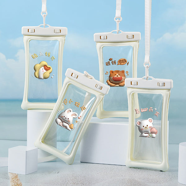 2024 outdoor new mobile phone waterproof protective case thickened underwater photo sealing touch screen mobile phone case wholesale