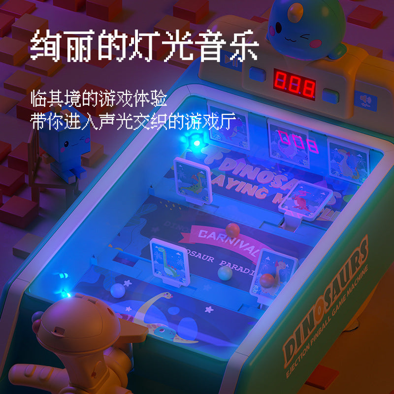 Ruijues cross-border new marble game machine shooting kids educational toys early education boys kids cool sound and light