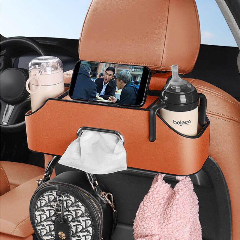 Laiben Car Seat Back Storage Box Car Multifunctional Storage Box Tissue Box Water Cup Shelf Storage Box