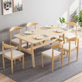 Rectangular table and chair combination casual small apartment dining table suit dining table and chair for home dining table and chair catering merchant