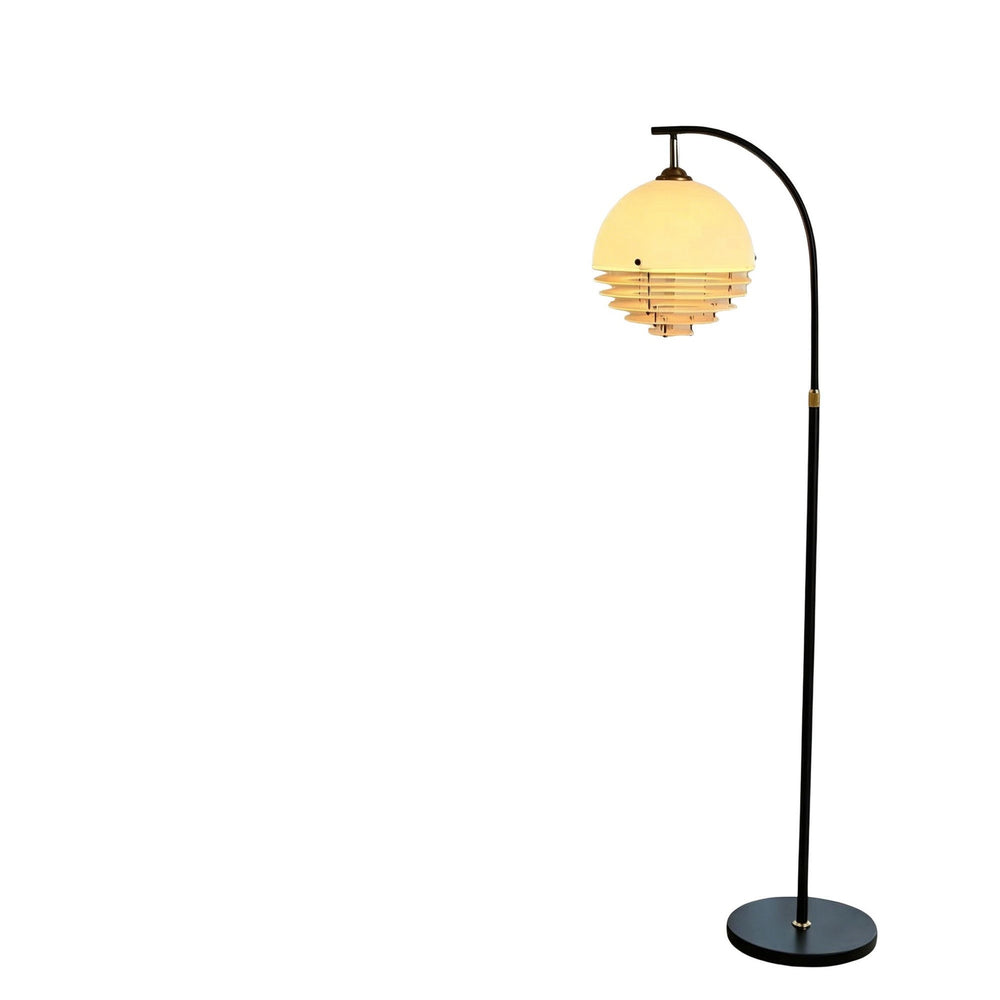 New bedside floor lamp, living room sofa side atmosphere all-in-one fishing lamp, medieval style bedroom bedside lamp