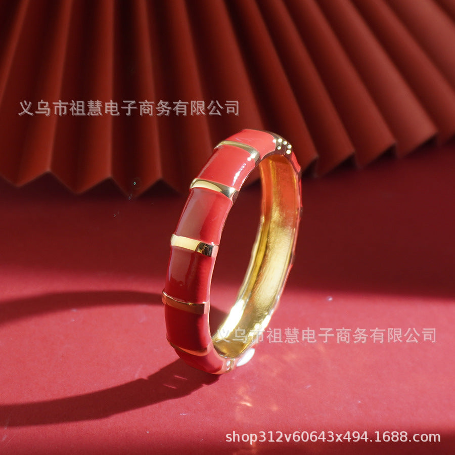 Middle eastern women's elegant spring bangle, vintage ethnic style unique design, christmas gift for girls, birthday present
