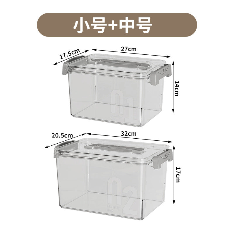Household storage box Large cosmetics sundries storage box Thickened plastic bed bottom storage box Factory wholesale