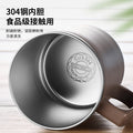 304 stainless steel coffee mug with lid - stylish women's mug, office cup, large capacity straw water bottle