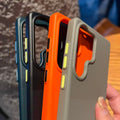 Suitable for sanxing s26ultra round protruding point magnetic tpu mobile phone case sams25 official polka dot pattern mobile phone case
