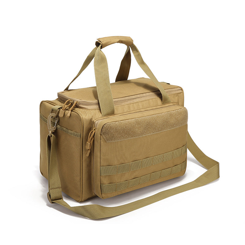 Spot Outdoor Tactical Multifunctional Large Capacity Storage Sports Handbag Gun Bag Oxford Waterproof Field Military Fan Bag