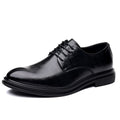 Men's leather dress shoes - spring business casual, british style, soft leather, comfortable sole, groom's wedding suit shoes