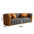 Double seat (orange and gray color matching)