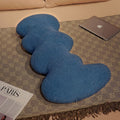 Cute wavy pillow, long pillow, leg pillow, bedside pillow, long sleeping bed, pregnant woman sleeping on her side, birthday gift for women