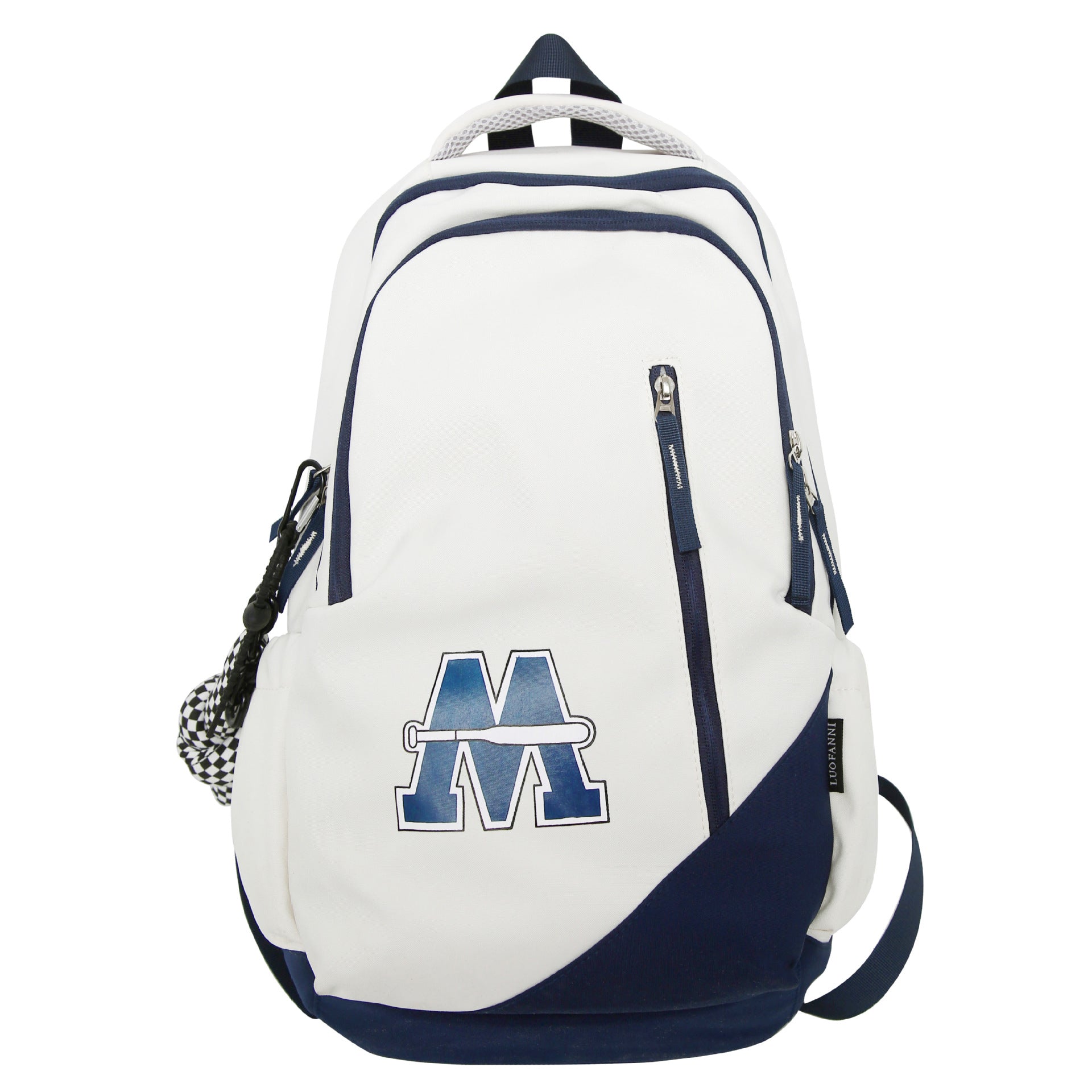 School bag, girls, college students, large-capacity middle school students, contrasting colors, simple niche design, backpack, fashion trend, men