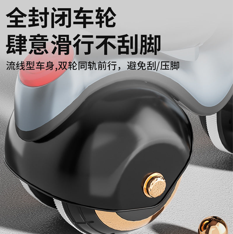 New children's balance car 1-5 years old children's baby sliding yo-yo car anti-rollover big wheel toy New Year's gift