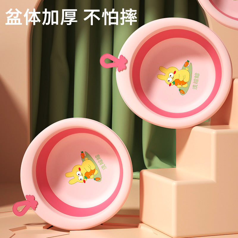 Newborn foldable washbasin - hanging kids basin, collapsible baby washbasin for home use, infant plastic basin