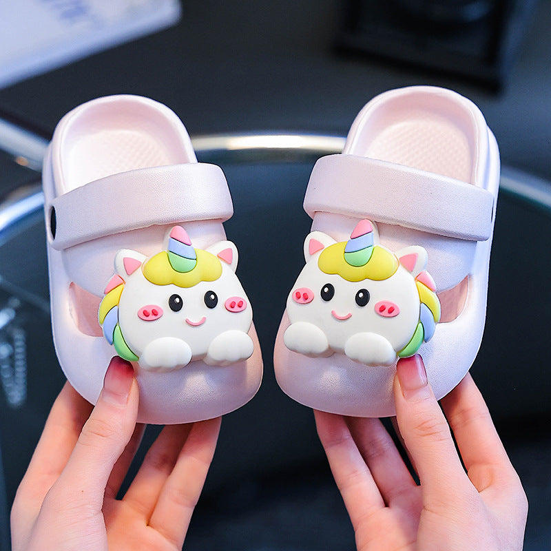 Girls' summer baby sandals infant toddler clogs beach shoes outdoor indoor slippers