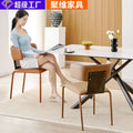 Italian high-end designer dining chair, light luxury home, minimalist modern, factory wholesale customization, restaurant stool chair
