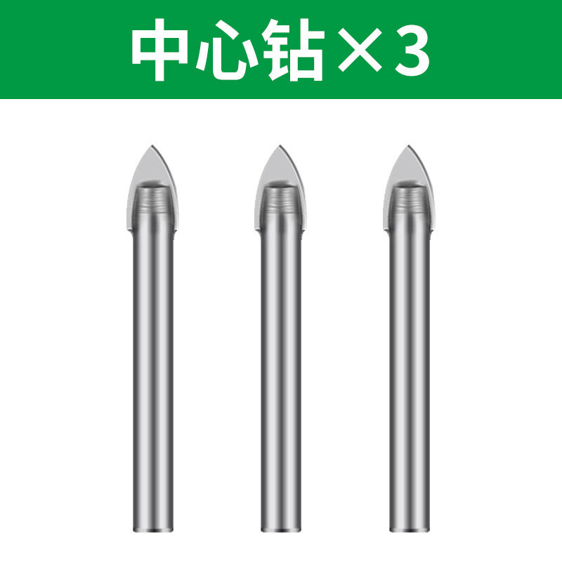 Marble drilling with fixed slot drill bit tile glass hole opener et board silicocalcium acid board drilling stone