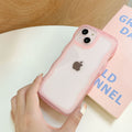 Suitable for apple 17 large wave mobile phone case iphone16ins style simple soft case xr anti-fall transparent protective cover