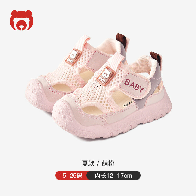Toddler shoes for boys, summer sandals, infant soft-soled functional cartoon shoes, baby shoes for ages 1-3, children's shoes