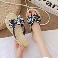 New summer bowknot flip-flops women's outdoor beach flat sandals slippers - ready stock wholesale