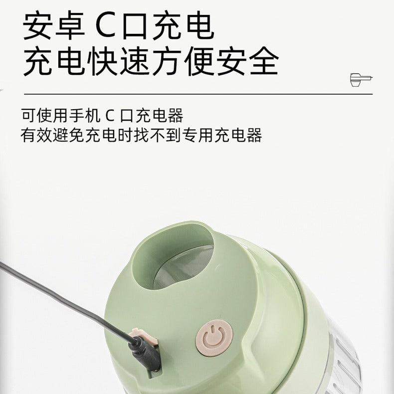 New arrival electric food processor multi-functional for home slicer handy gadget garlic grinder electric compact handheld vegetable cutter