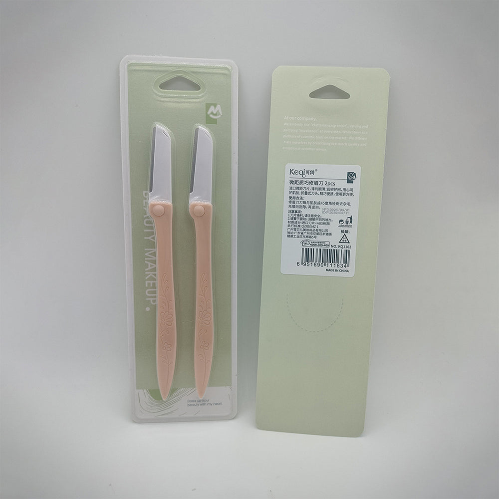 Keqi eyebrow razors come in a variety of styles, including eyebrow tweezers and eyebrow scissors. these beauty tools are made in guangzhou and feature both resin and stainless steel materials