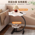 Scandinavian style accessible luxury bedside table bedside storage rack living room sofa side table small coffee table bedside table marble countertop