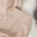 Women's elegant casual sleeveless set: round neck cropped backless top & high-waisted pants - minimalist commute style two-piece