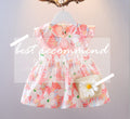 Girls' sleeveless dress -  summer new arrival - stylish floral print dress for toddlers and young children - korean style summer outfit