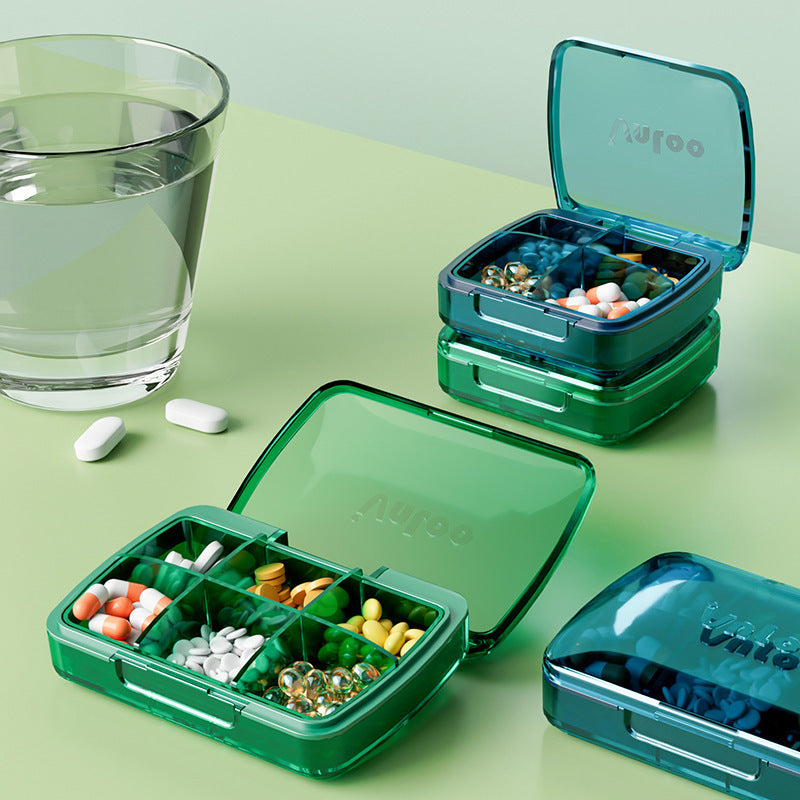 Medicine box Portable medicine packing box Three meals a day Mini small medicine box Portable medicine box Pill dispenser