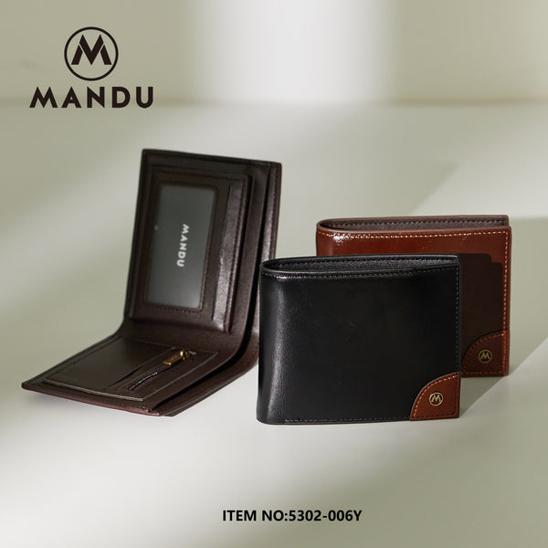 Wesson new fashion PU multi-card wallet multi-function RFID anti-theft brush wallet advanced sense men's wallet